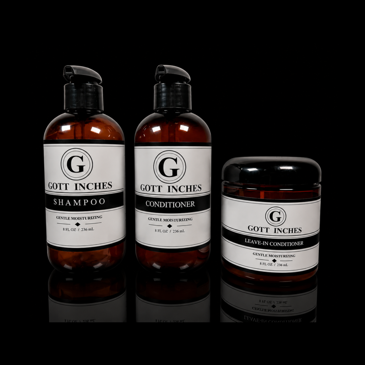 Gott Inches 3-Piece Bundle — Shampoo, Conditioner & Leave-In Conditioner